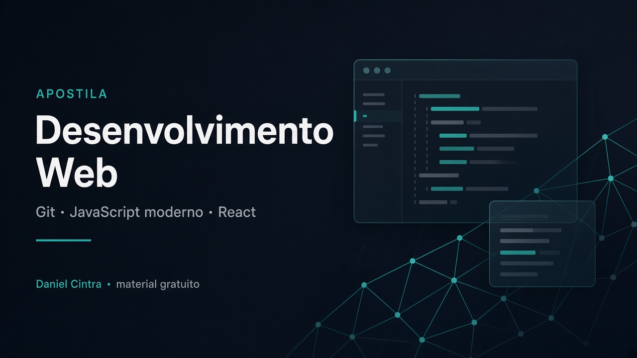 Capa da Apostila de Desenvolvimento Web